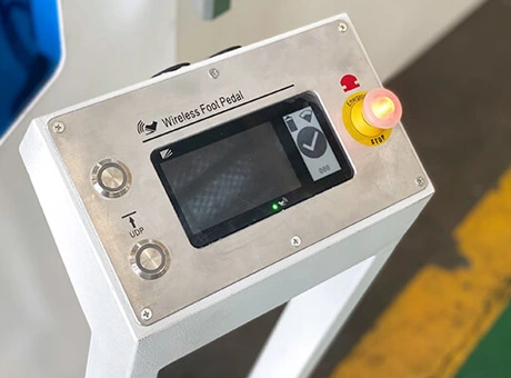 वायरलेस फुट पेडल में प्रेस ब्रेक के अनुप्रयोग