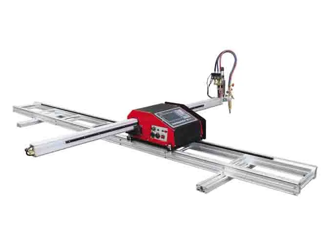 HNC-1500W पोर्टेबल मिनी सीएनसी प्लाज्मा और लौ काटने की मशीन कटर