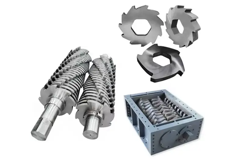 डबल शाफ्ट श्रेडर ब्लेड